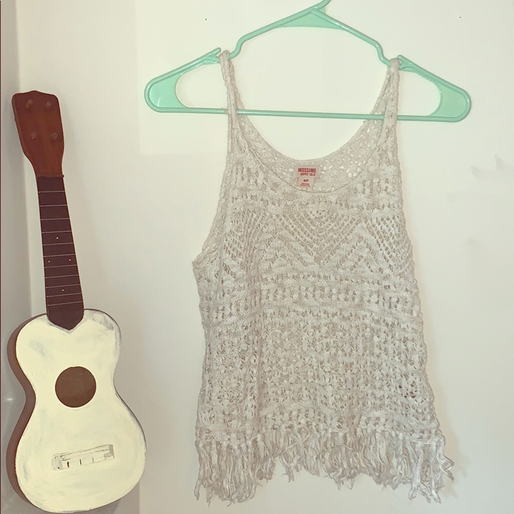 Beach cover up tank top